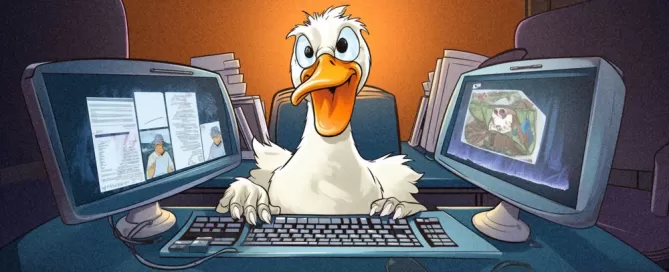 Geese Buddies: A Tale of Feathers and Keyboards