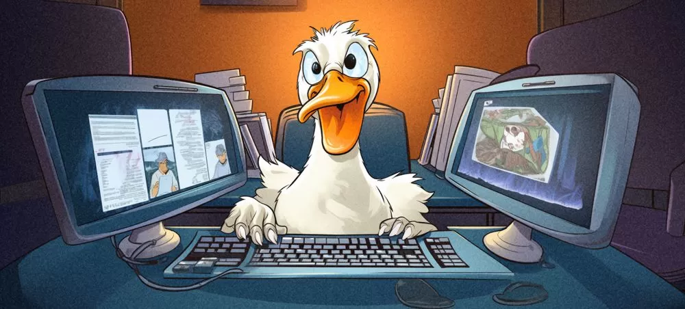 Geese Buddies: A Tale of Feathers and Keyboards